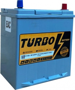 Аккумулятор Turbo battery 42B19R (40 Ah) борт L+